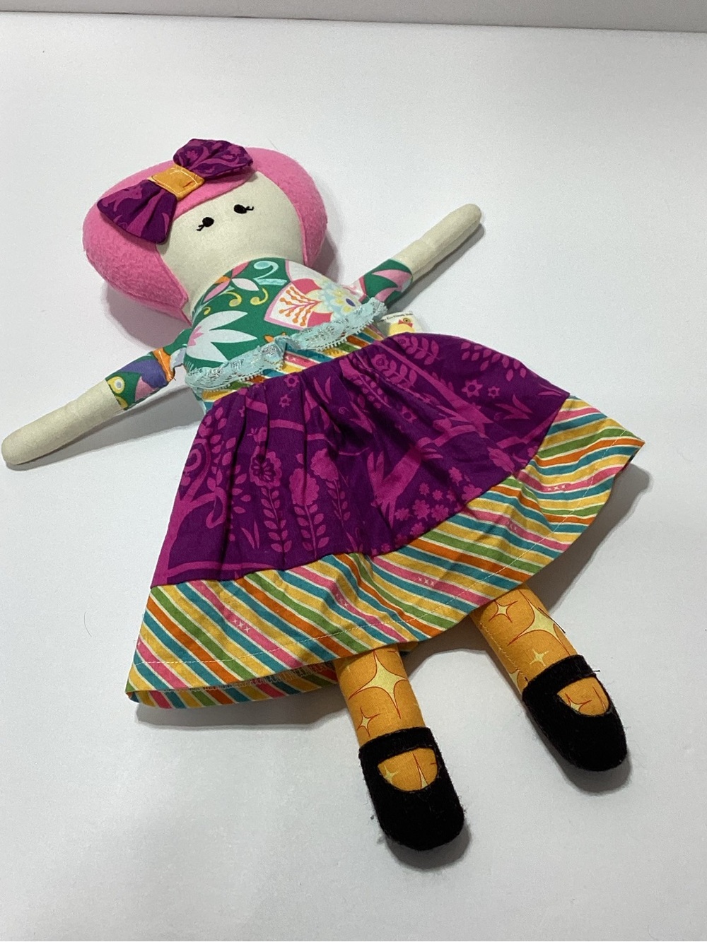 Penelope’s Eco Friendly Dolls Handmade Doll Cotton Mod Doll Lovey